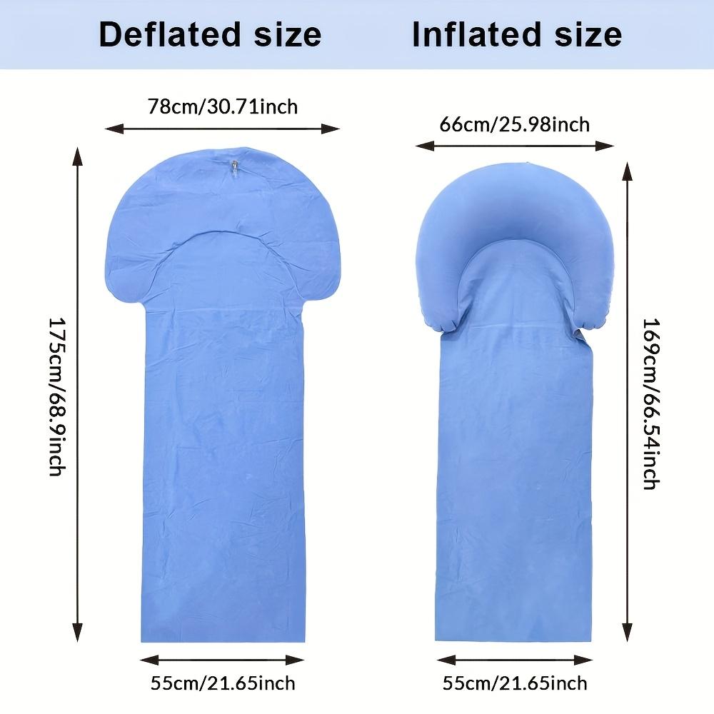 Beach Mat with Inflatable Headrest,Sandproof Beach Blanket,Outdoor Camping and Picnic Placemat, Sunbathing Mat, Summer Travel
