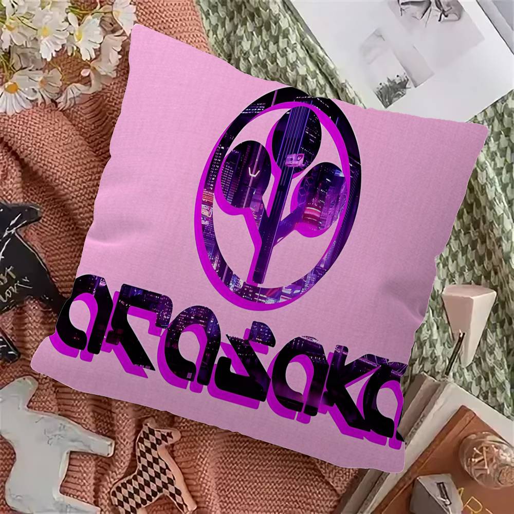 Arasaka Corporation Logo Pillow Anime Pillow Sofa Bed Head Pillow Cover Cushion Cover 45x45 cm Fashion