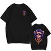 Men's Animal T-Shirt Hip Hop Monkey Print Everyday Versatile Everyday Casual Short Sleeve European Size T-Shirt Street Harajuku