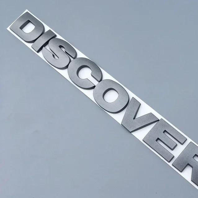 For Land Rover DISCOVERY Hood Rear Trunk Logo Sticker Round Font Letter Emblem Badge Car Styling Accessories XS3
