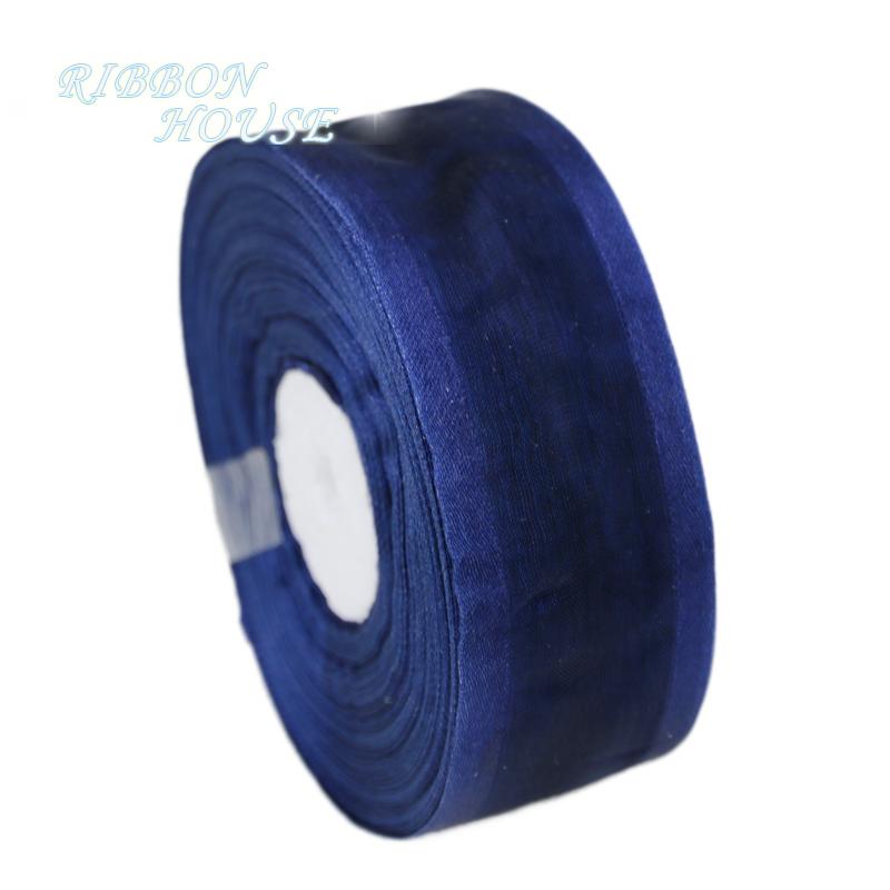 (10 Yards/Rolle) 38mm Weißes breites Organzaband Großhandel Geschenkverpackung Dekorationsbänder