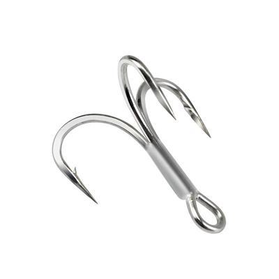 6066 Rostfeste Verstärkte Drillingshaken, Verzinnte Schwarze Nickel Spinner Ankerhaken