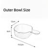 Cartoon Filter Fruit Strainer Double Layer Basket Plate With Handle Cute Plastic Bowl For Kitchens Home Uses