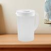 Plastic Pitcher with Lid Large Capacity High Temperature Resistant Cold Water Jug for Juice Tea