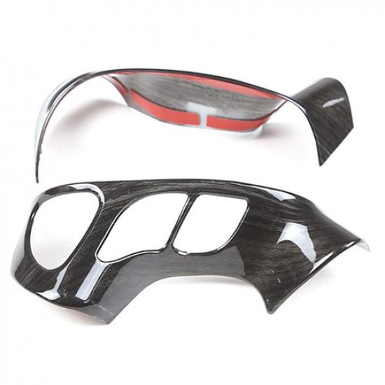 Grain ABS Steering Wheel Button Cover Trim For Nissan Pathfinder 13-18