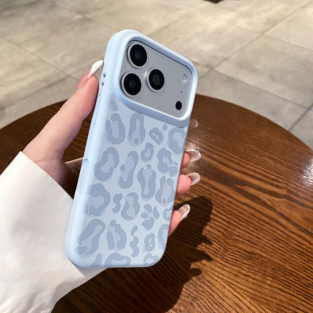 Liquid Silicone Leopard Print Soft Case For Apple iPhone 17 Air 16Pro 15 14Plus 13 Pro Max 16ProMax Protection Cover Shockproof Aesthetic Funda