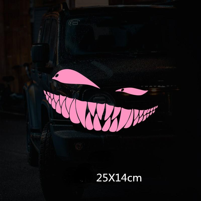 Adesivo Auto Horror Halloween - Decalcomania In Vinile Impermeabile Per Auto, Laptop, Parete, Decorazione Spaventosa