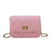 Popular small bag women's new diamond chain bag versatile messenger bag texture bag