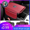 For Car Seat Armrest Box Protector Cushion Storage Box Cover Pad For Alfa Romeo 159 Giulietta Giulia 147 Mito 156 Ste
