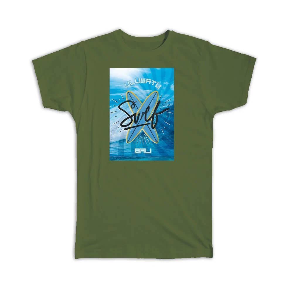 Gift T-Shirt : Uluwatu Surf Bali Indonesia Wave L