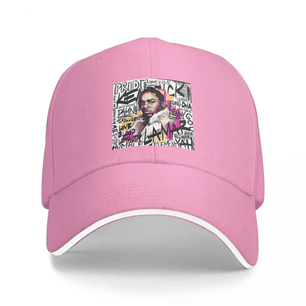 Hip Hop Rapper Baseball Cap Kendrick Lamar Outdoor Sports Sunscreen Trucker Hat Men Adult Fitted Retro Custom Logo Snapback Cap