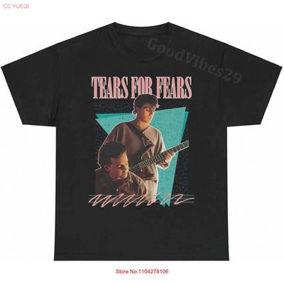 Tears For Fears 90s Music Aesthetic Vintage T Shirt S 5XL  Vintage Washed Comfortable Streetwear Stylish Versatile Breathable