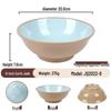 Anyishun A8 Two-Tone Melamine Commercial Noodle Bowl