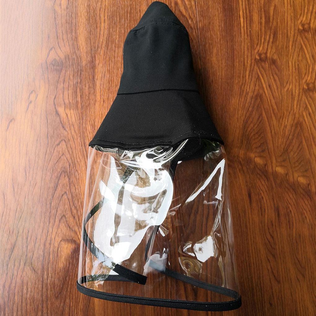 Bucket Hat Beach Sun Hat Fisherman Cap With Detachable Clear Facial Cover Hat