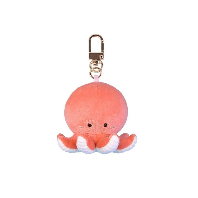 Marine Collection Plush Shrimp And Fish Bag Charm With Cute Animal Design For Girls