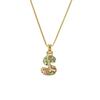 European Initial Pendant Necklace: Retro Hip Hop Trend Jewelry for Women
