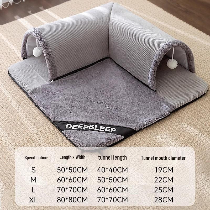 Four Seasons Washable Dog & Cat Bed: Removable, Warm Sofa Cushion for Dogs & Cats of All Sizes