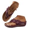 Women'S Platform Wedge Flip Flops With Floral Rhinestones Slip Sandals For Walk Pro Sandals For Women Glitter Sandals Women