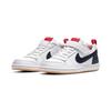 Nike Court Borough Low Comfortable Versatile Non-Slip Durable Balance Low-Top Skate Shoes Kids sneakers White Red Blue 870025-105