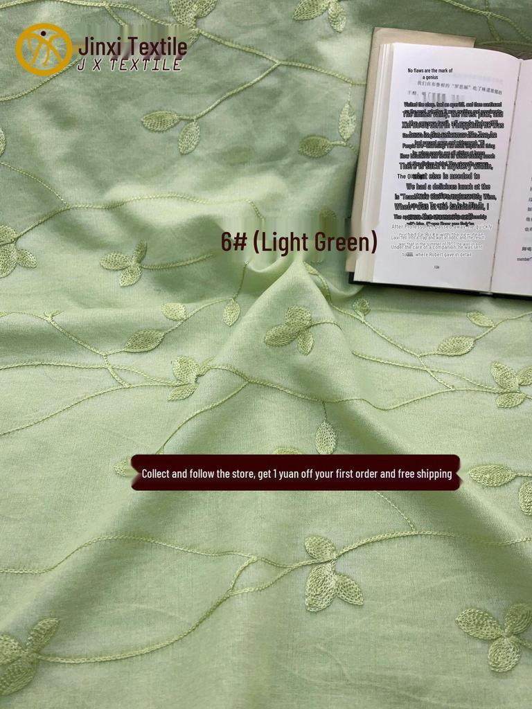 2026 Spring/Summer Tie-Dye Tencel Embroidered Skirt Shirt Princess Dress Fabric