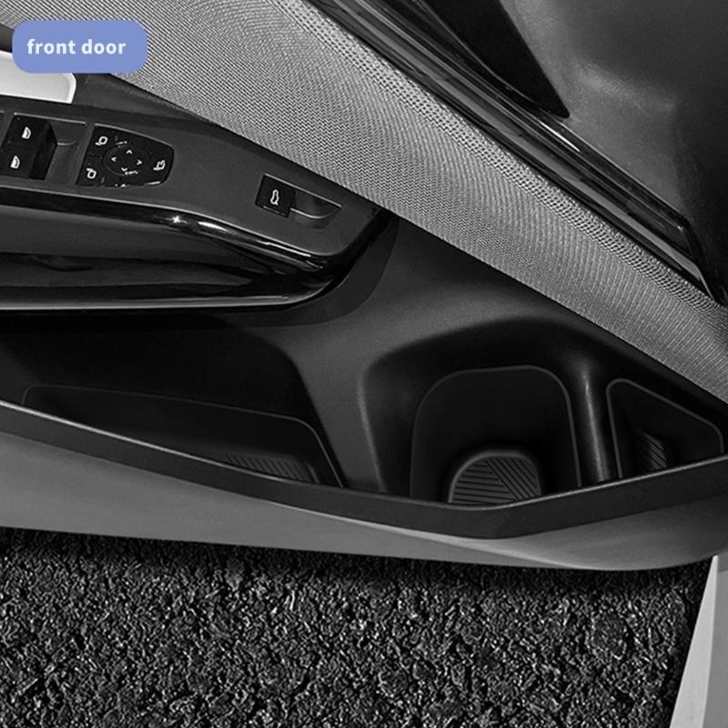 10pcs Vehicle Door Side Storage Boxes Fro 2025 Feature Easy Installation and Multiple Compartments for Car Interior