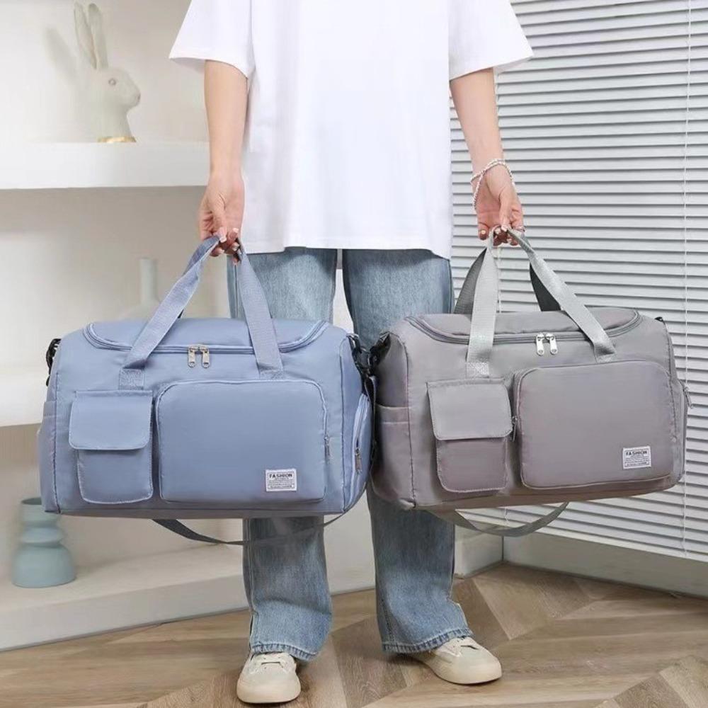 Oxford Travel Luggage Bag Foldable Large Capacity Handbag Storage Bag Nylon Duffle Bag Sports