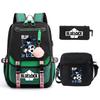 Peripheral Printing Children'S Backpack Set Leisure Student Schoolbag Pencil Bag Shoulder Bag