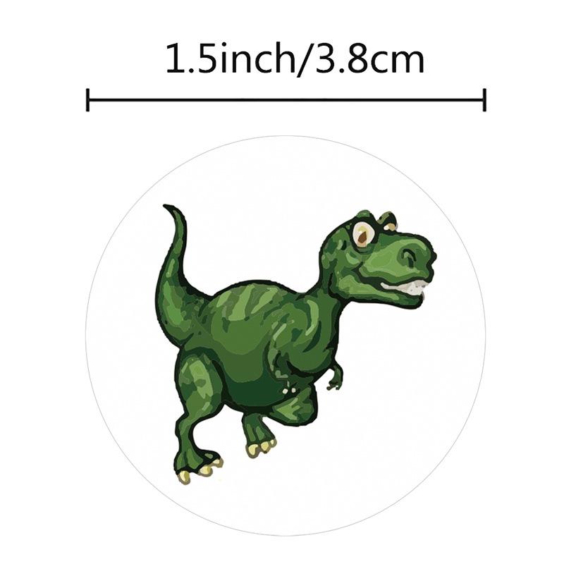Jurassic Dinosaur Cartoon Stickers for Kids' Educational Rewards