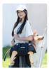BABYDOBO Double Shoulder Crossbody Backpack for Medium & Small Dogs - Portable Cycling Pet Carrier