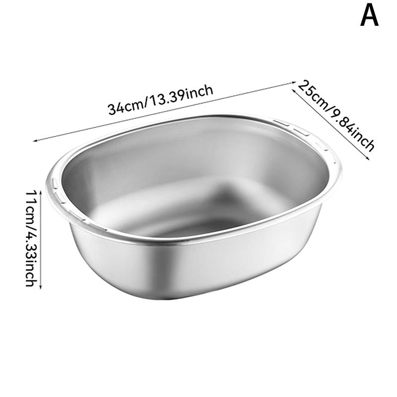 

Смесительная миска из нержавеющей стали с дуршлагом, сверхпрочная, для замешивания теста, овощей, многоцелевая, безопасная для посудомоечной машины, для дома и коммерческого использования