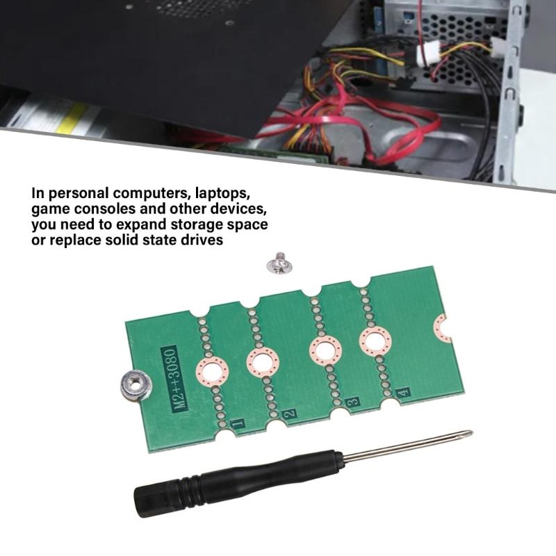 Extended Transfer Card 2230 2242 2260 to 2280 SSD Adapter Solid States Drive Extension Holder Bracket