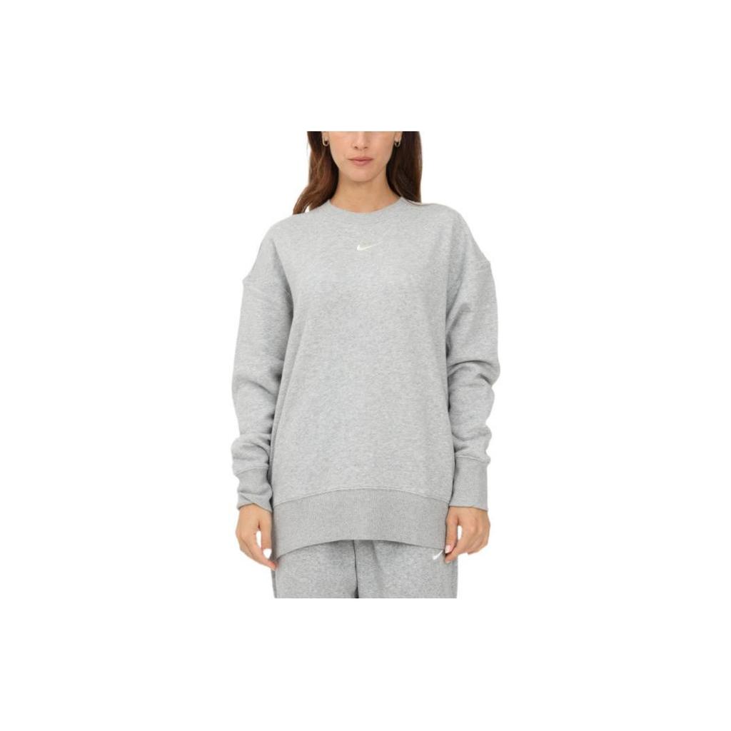 Nike Womens Phoenix Fleece Oversized Crewneck Sweatshirt Grey Women Streetwear DQ5733-063