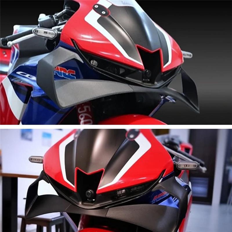 A58X-Motorcycle Air Deflector Front Spoiler Side Wing For Honda CBR600RR CBR 600 RR -2025 Decorative Fairing Winglet