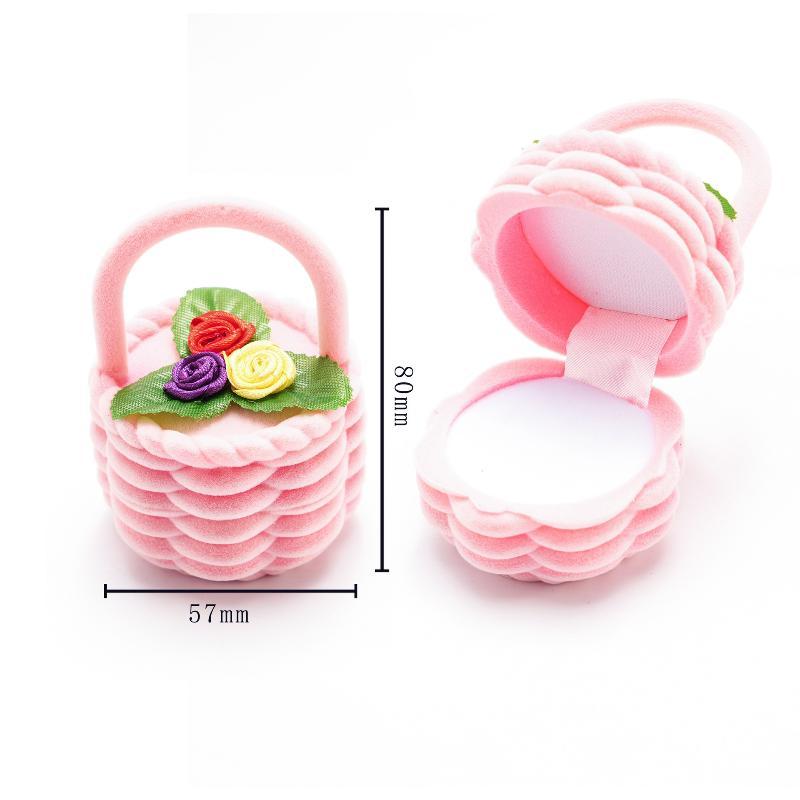 Cartoon Style Velvet Jewelry Box Container Wedding Ring Box For Earrings Necklace Bracelet Display Gift Box Holder 13 Styles