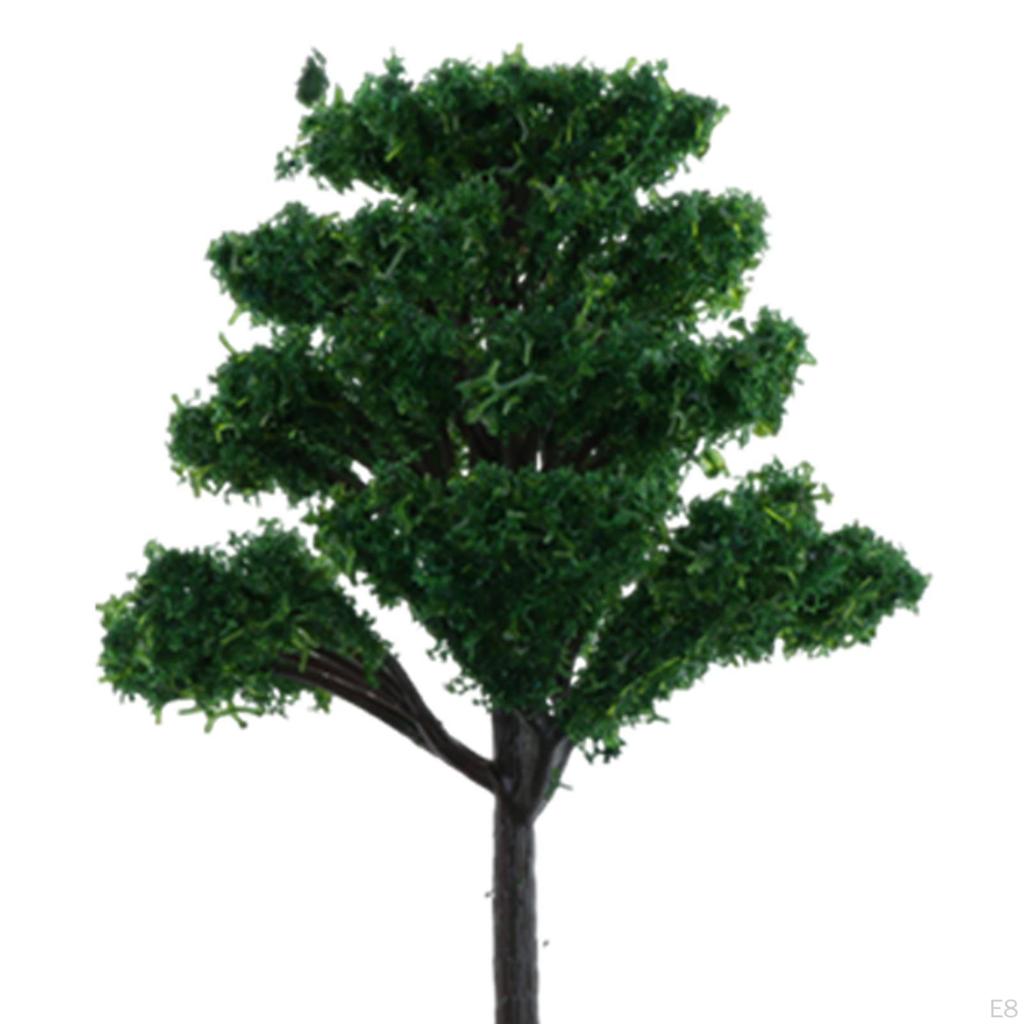 Model Green Trees Building Game Decor Layout Scenery Supplies Sculpture