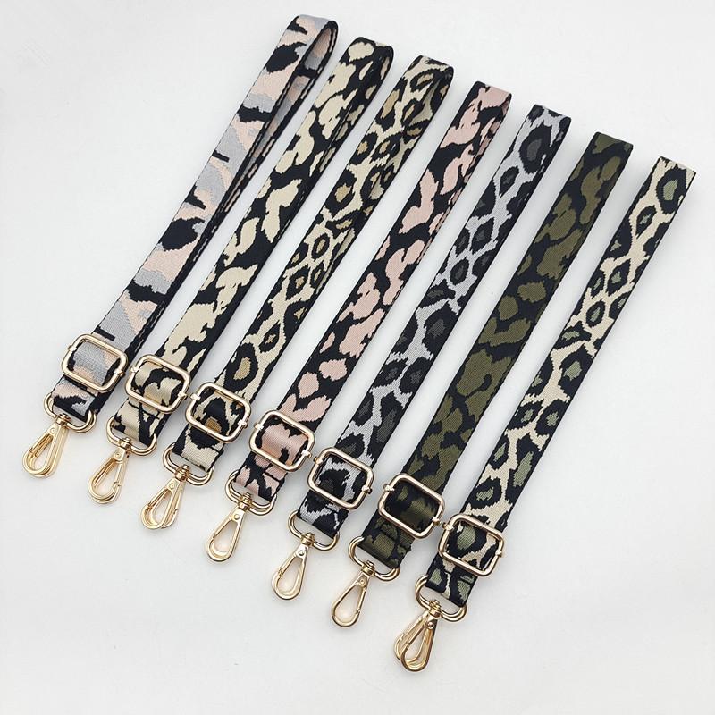 New Color Leopard Print Shoulder Strap Bag Accessories Versatile Crossbody Personality Long Strap Mobile Phone Lanyard Strap