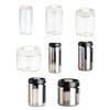 Glass Coffee Storage Jar with Sealed Lid and Broad Opening, Clear Countertop Holder for Daily Home Coffee Storage