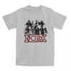 Nofx Muziek Poster T-shirt Heren Amerikaanse Punk Rock Band Vintage 100% Katoen T-shirts Zomer Ronde Hals T-shirt Grote Maten Tops