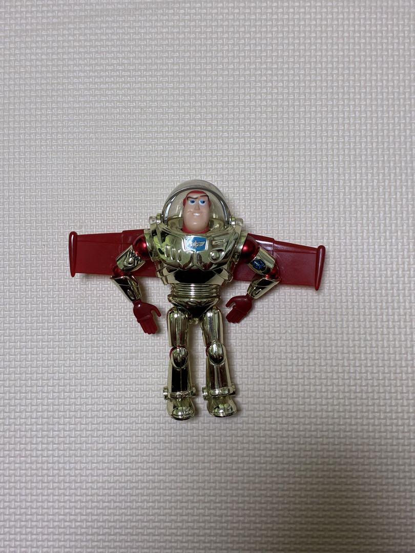

[USED] Buzz Lightyear figure in metal with flying wings