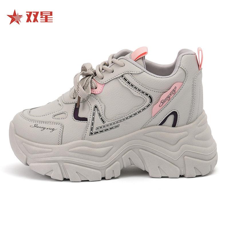 

[Customized] ZGSX-28003 women s shoes 2025 summer new dad shoes women s thick soles increase height retro transportation 41