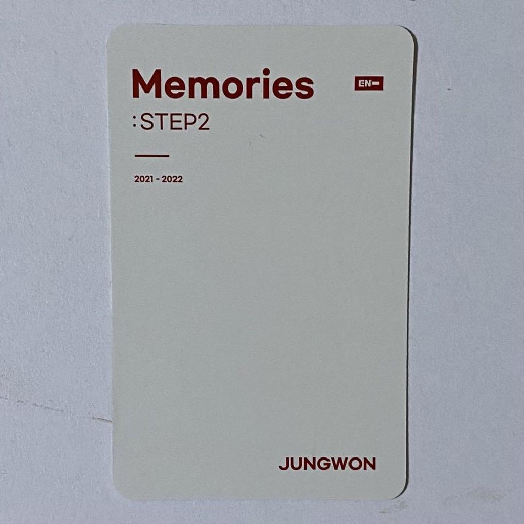[USED] ENHYPEN Memories: STEP 2 DVD Trading Card Jungwon