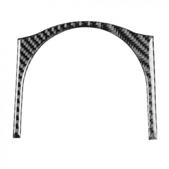 Carbon Fiber Interior Armrest Cup Holder Cover Trim For Toyota Prius 2012-2015