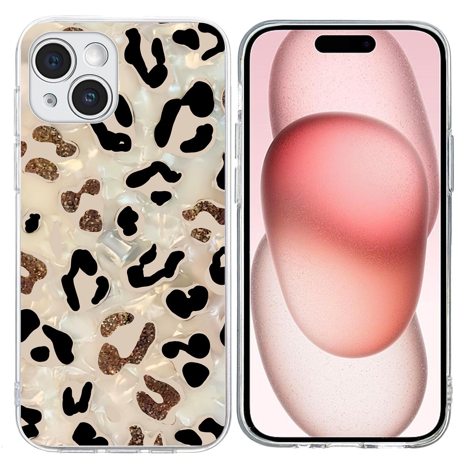For iPhone 15 Plus Case Pattern Printing Shockproof Soft TPU Phone Cover A