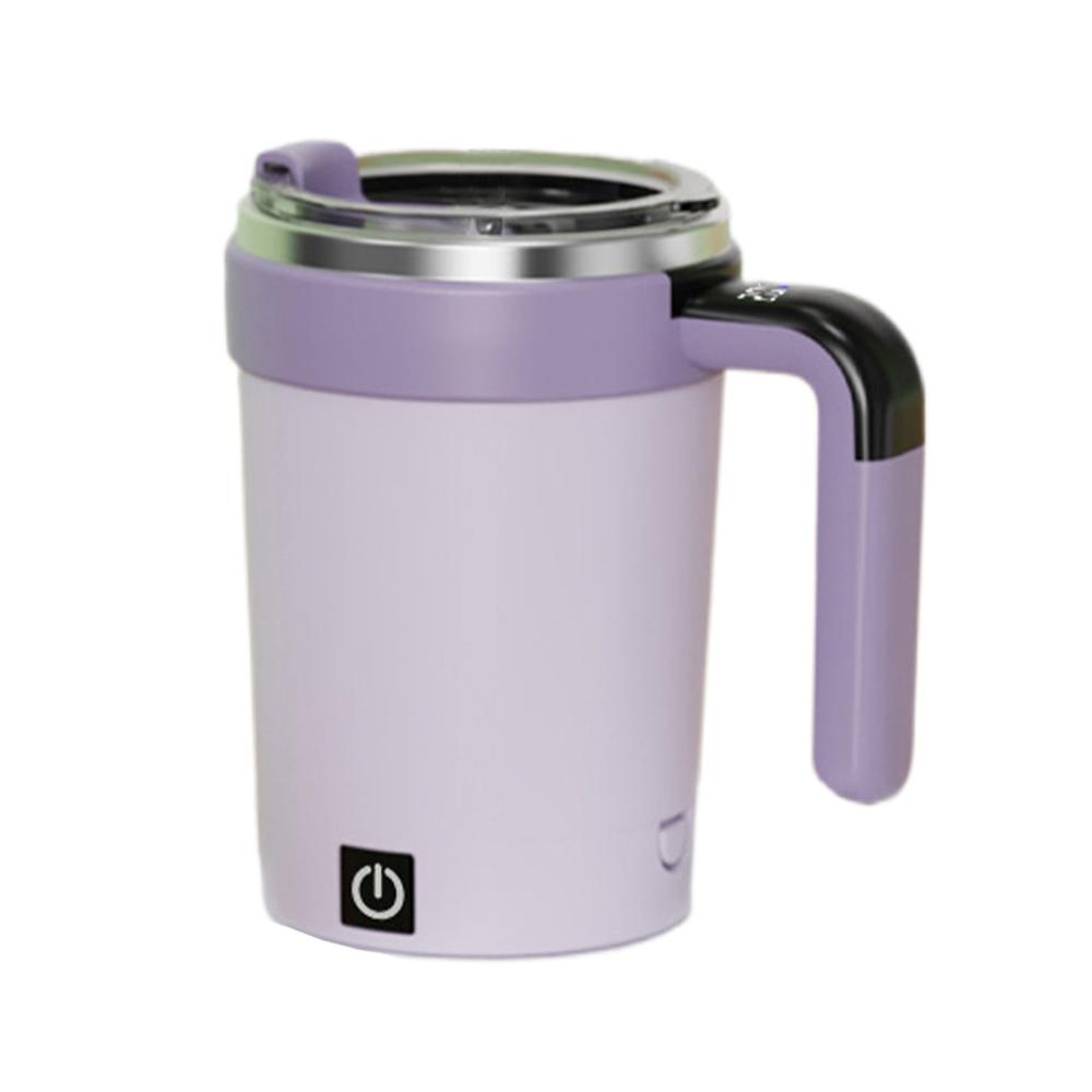 Automatic Stirring Cup Rechargeable Electric Stirring Mugs Magnetic Mixer Stainless Steel Coffee Mug Rotating Magnetic Tumbler