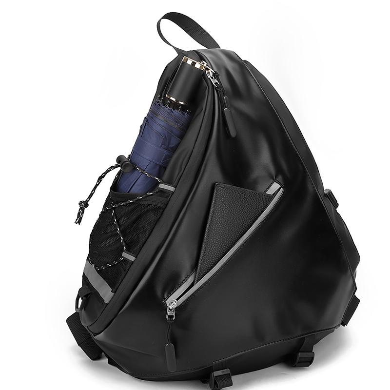 Men's Backpack Multi-Function Crossbody Bag Large Capacity Chest Bag Riding Bag