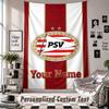 Wandbehang-Gobelin mit individuellem Namen & Text, PSV Eindhoven FC Dekorative Tapisserie für Schlafzimmer