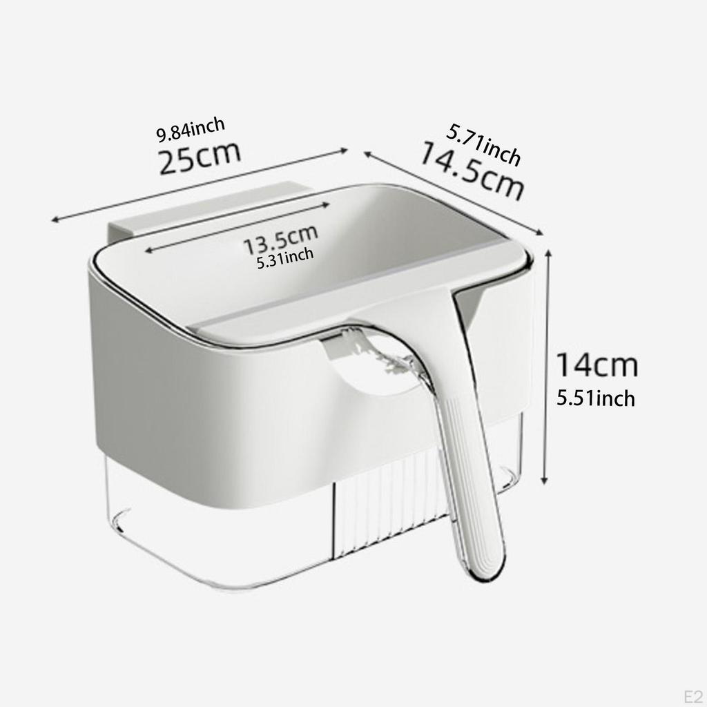 Hängender Mülleimer für Küche Komposteimer Praktische Müllentsorgung unter Spüle Behälter