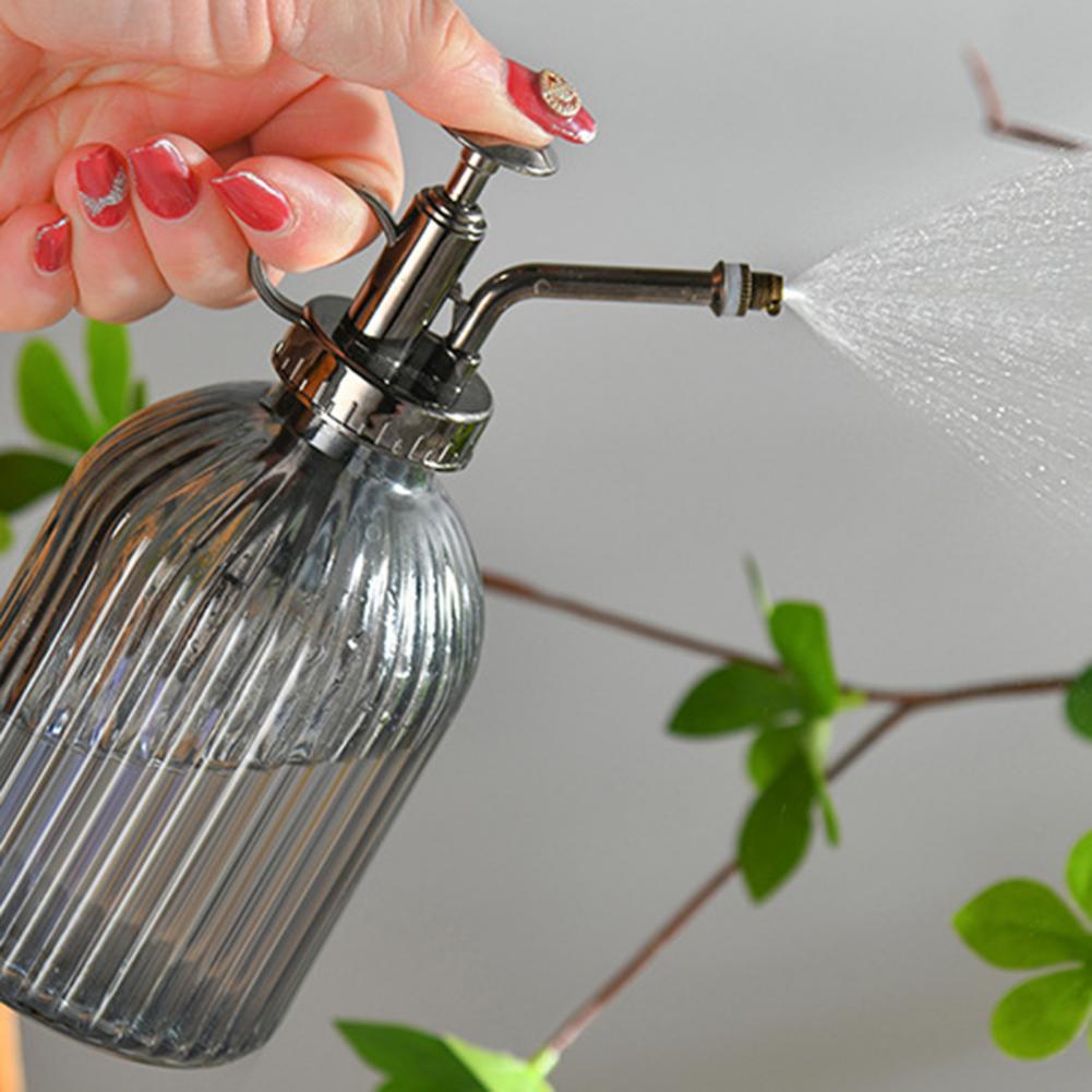 Garden Watering Plant Waterer Spray Bottle Glass Water Spray Bottle for Plants Hand Pressure Indoor Garden Mister Small Flower