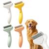 Curved Design Cat Anti-tangle Comb Stainless Steel Blade Deshedding Pet Fur Remover Easy To Use Dog Hair Removal Brush