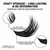 Natural Look 3D Faux Mink Lash Wispy Style DIY Lash Extension Kit  Makeup Enhancement